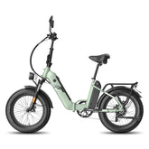 Electric Bike FAFREES FF20 Polar - Motor 500W Battery 48V24Ah 20 Inch wheels Wheels Mechanical Disc Brake - Green